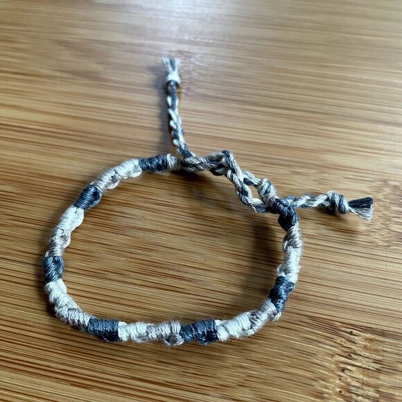 Ceridwen Woven Bracelet anklet trendy comfortable tie embroidery thread woven gi - Picture 1 of 3